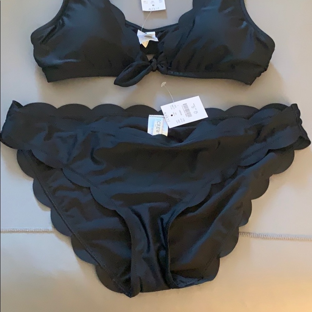 J crew black Bathing suit bottoms
